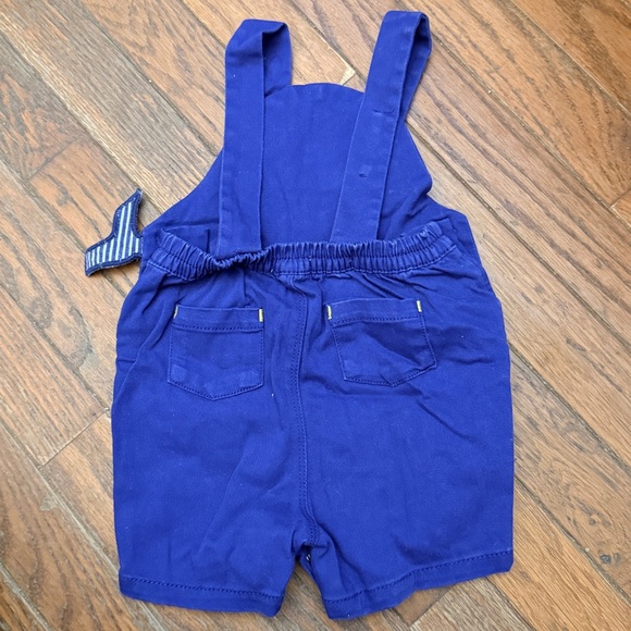 Baby Boden Overall Onesie with Whale & Yellow Shirt - Picture 6 of 9